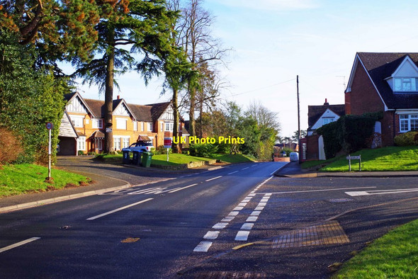 Photo 6"x4" Junction of Henley Road (A4189) and Highcroft, Claverdon, Warwicks Lye Green\/SP1965 c2015