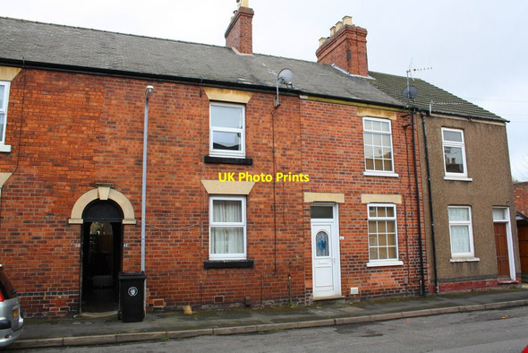 Photo 6"x4" Houses on Cecil Street Grantham c2016