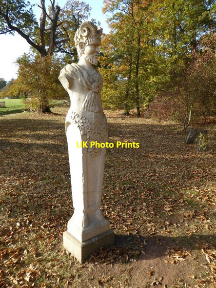 Photo 6"x4" Statue of Pan High Green\/SO8745 c2016