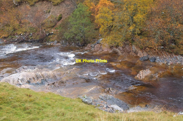 Photo 6"x4" The rocky bed of the River Tilt Kirkton of Lude c2016