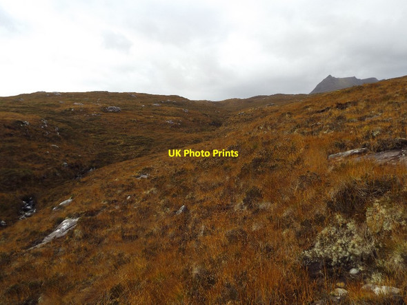 Photo 6"x4" Southern branching of Allt Ghiubhas in Coigach Allt Ghiubhais\/NC1404 c2016