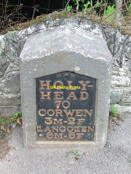 Photo 6"x4" Old Milestone Llidiart-y-Parc c2016
