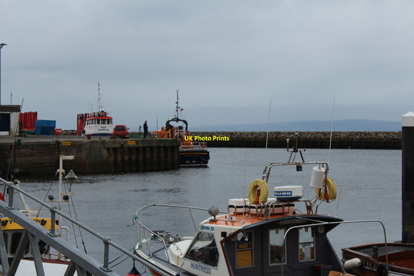 Photo 6"x4" Portpatrick Lifeboat, Girvan Harbour Girvan c2016