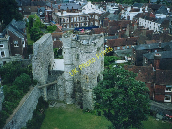 Photo 6"x4" Lewes Castle: Barbican Lewes c2004
