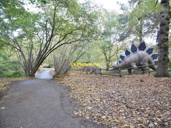 Photo 6"x4" Weston Longville, dinosaur trail b Lenwade c2016