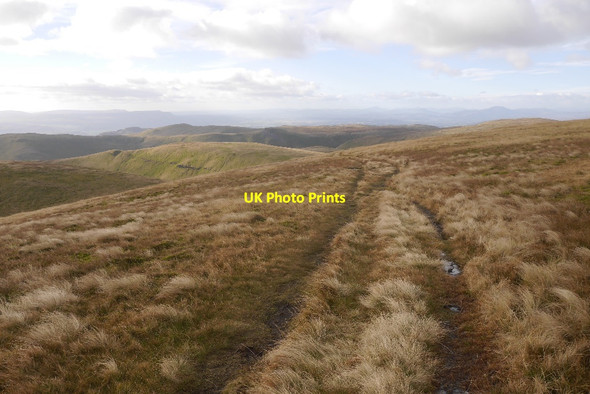 Photo 6"x4" Path on Ben Cleuch Tillicoultry c2016