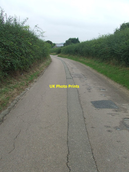 Photo 6"x4" Minor Road Babraham c2016