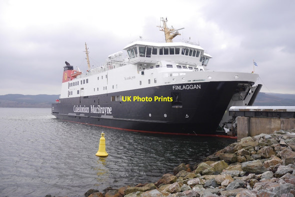 Photo 6"x4" Finlaggan at Kennacraig Whitehouse\/NR8161 c2016