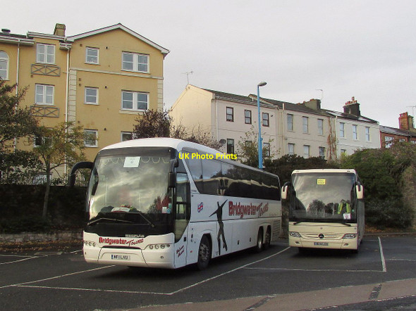 Photo 6"x4" Coaches, Torquay coach station Torquay c2016