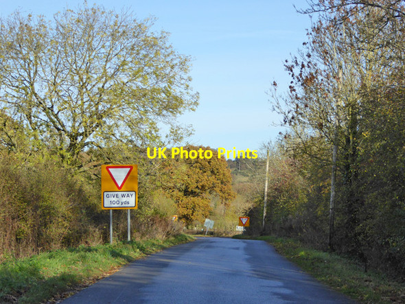 Photo 6"x4" Lane from Arlescote near B4100 junction Arlescote c2016