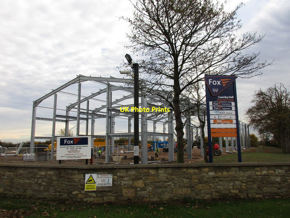 Photo 6"x4" New waste transfer facility under construction at Caenby Hall Hemswell Cliff\/SK9589 c2016