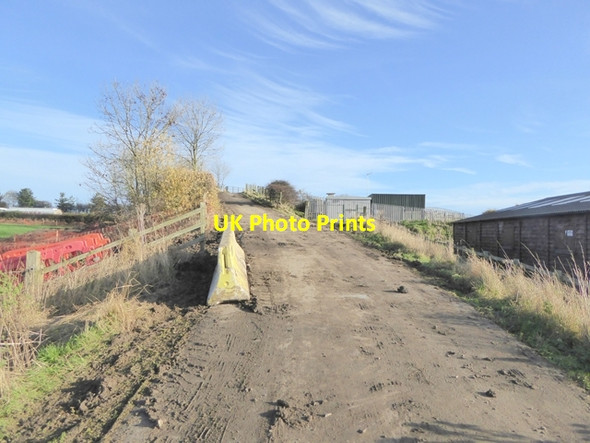 Photo 6"x4" Bridleway bridge over the A19 Middle Herrington c2016
