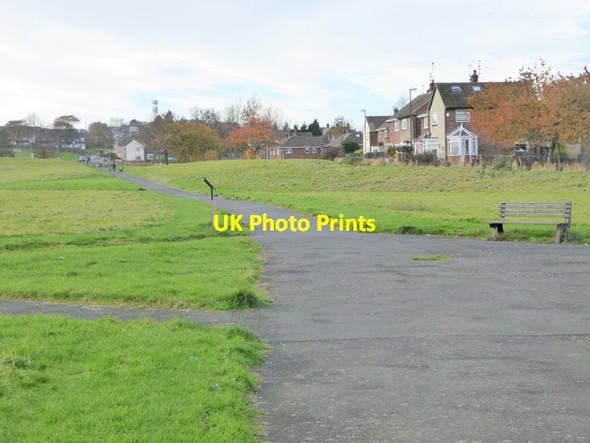 Photo 6"x4" Foot- and cycle-path at Grindon Thorney Close c2016