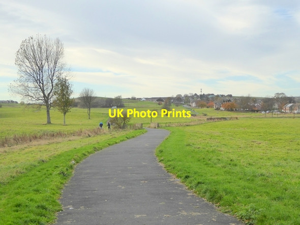 Photo 6"x4" Cycle and foot-path at Grindon Springwell\/NZ3655 c2016