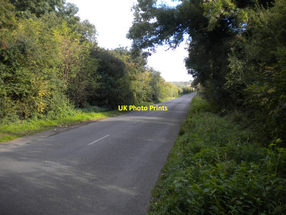 Photo 6"x4" Stoke Lane near Top Row Cottages (2) Stoke Bardolph c2016
