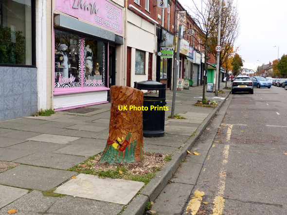Photo 6"x4" Carved tree stump Crosby\/SJ3198 c2016 P1