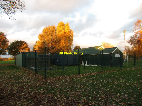 Photo 6"x4" Crosby United changing room and equipment containers Scunthorpe c2016