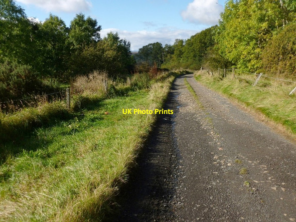 Photo 6"x4" Track from Highdykes Farm Alexandria c2012
