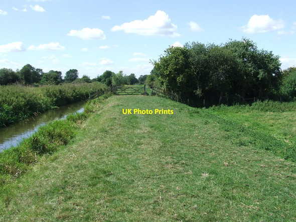 Photo 6"x4" Footpath Next To Soham Lode Down Field c2016