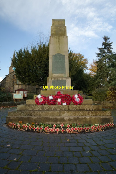Photo 6"x4" War Memorial, Pool in Wharfedale Pool\/SE2445 c2016