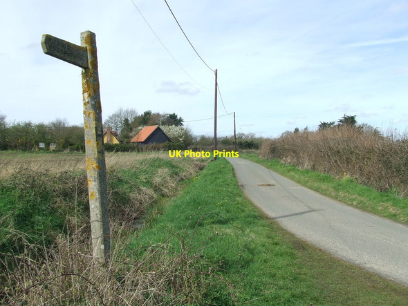 Photo 6"x4" Chapel Road Boxted\/TM0031 c2016