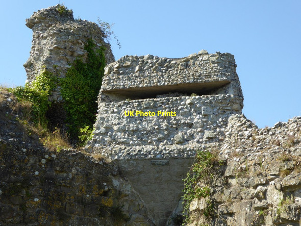Photo 6"x4" Pillbox in Pevensey Castle Pevensey c2016