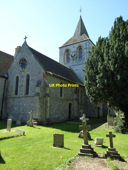 Photo 6"x4" St Nicholas' church, Pevensey Pevensey c2016