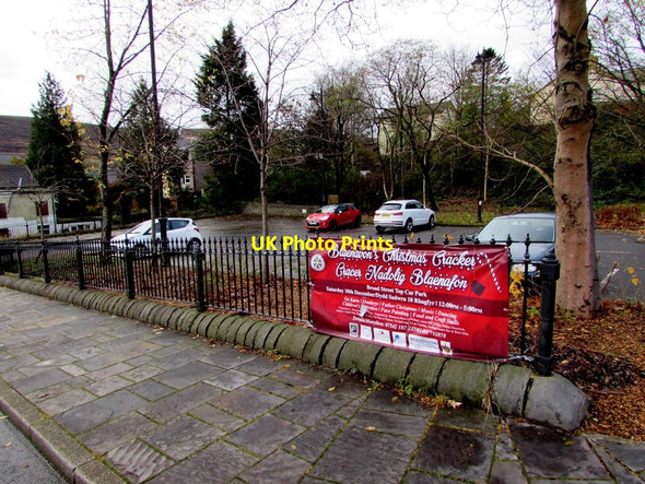 Photo 6"x4" Banner advertising Blaenavon's Christmas Cracker  Blaenavon c2016