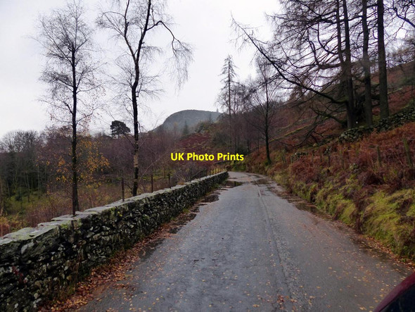 Photo 6"x4" Road on the west side of Thirlmere Legburthwaite c2016