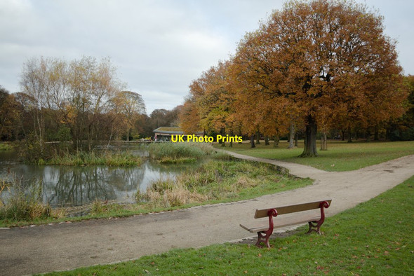 Photo 6"x4" Middleton Park Lake Beeston Park Side c2016
