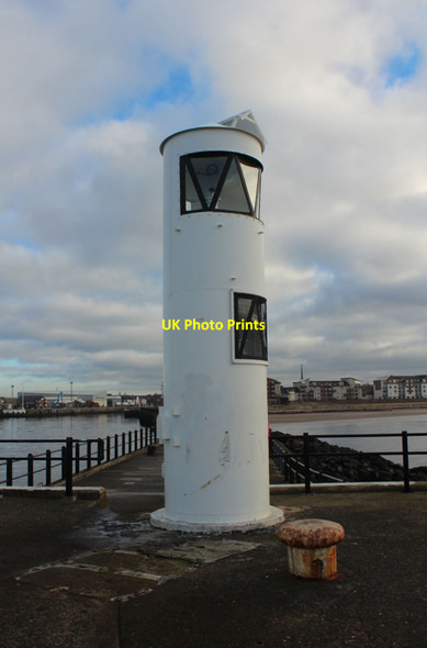 Photo 6"x4" Lighthouse, South Pier Ayr Ayr c2016