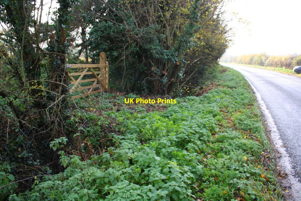 Photo 6"x4" Culvert for ditch beside north end of High Street Sherington c2016