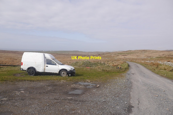 Photo 6"x4" Parked van, Cultoon Kilchiaran c2016