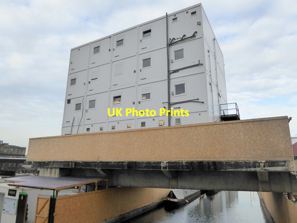 Photo 6"x4" Site cabins, Paddington Basin Paddington\/TQ2681 c2016