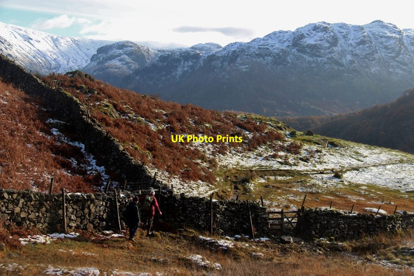 Photo 6"x4" Path over Lingy Bank Rosthwaite\/NY2514 c2016