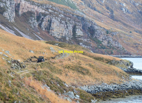 Photo 6"x4" Estate vehicle, Glendhu track Unapool c2016