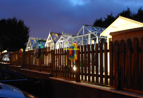 Photo 6"x4" Illuminated greenhouses Milngavie c2016