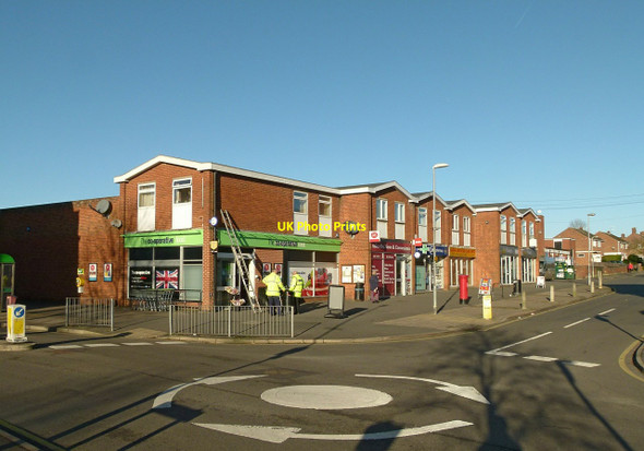 Photo 6"x4" Shopping parade, Asfordby Asfordby c2016