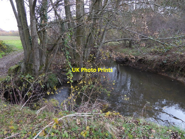 Photo 6"x4" Kink in stream by footbridge Cowfold\/TQ2122 c2016