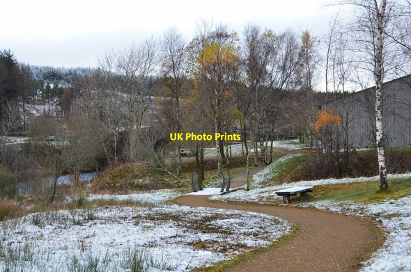 Photo 6"x4" Path at Bridge of Orchy Bridge of Orchy c2016