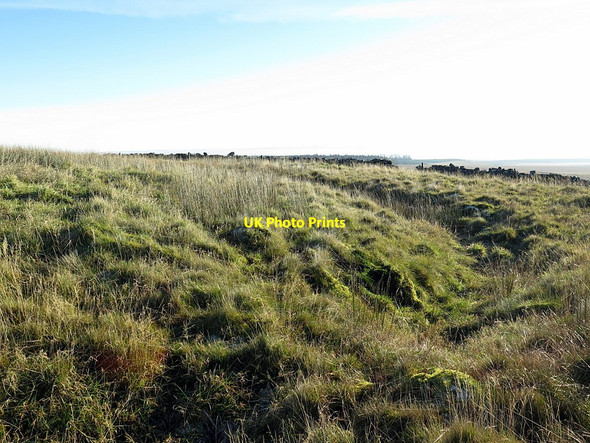 Photo 6"x4" Earthworks at Barron's Pike Bewcastle c2016