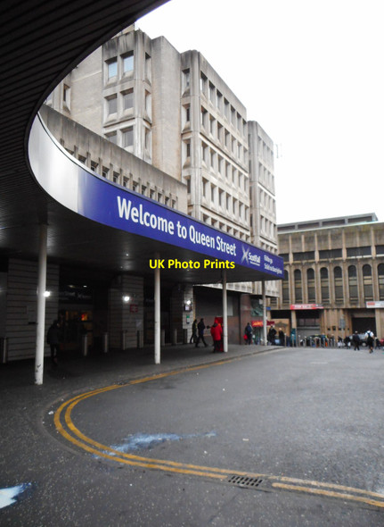 Photo 6"x4" Welcome to Queen Street Glasgow c2016