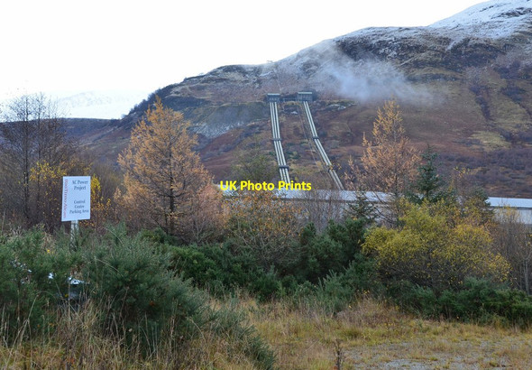 Photo 6"x4" Aluminium smelter and hydroelectric pipes, Fort William Fort William\/An Gearasdan c2016