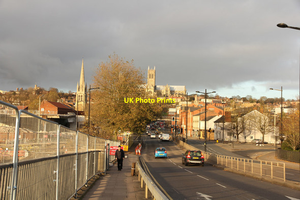 Photo 6"x4" Pelham Bridge & Broadgate Lincoln c2016