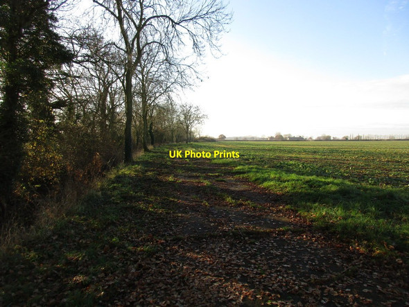 Photo 6"x4" Farm track near Grange Farm Fulnetby c2016