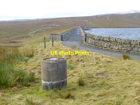 Photo 6"x4" Top of Cow Green Dam Cauldron Snout c2016