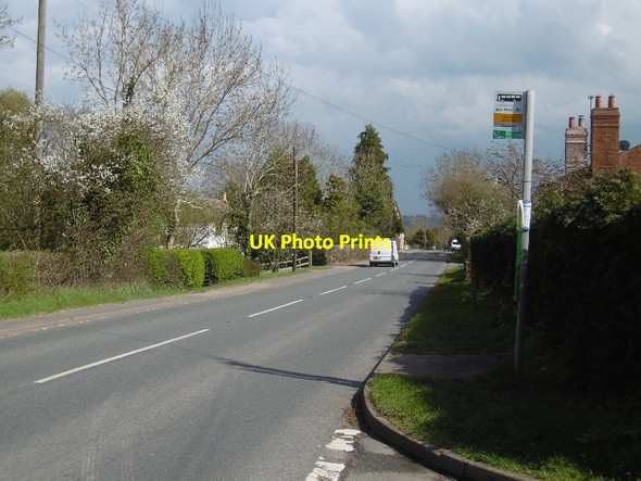Photo 6"x4" Bus stop, Gorsley Gorsley Common c2016