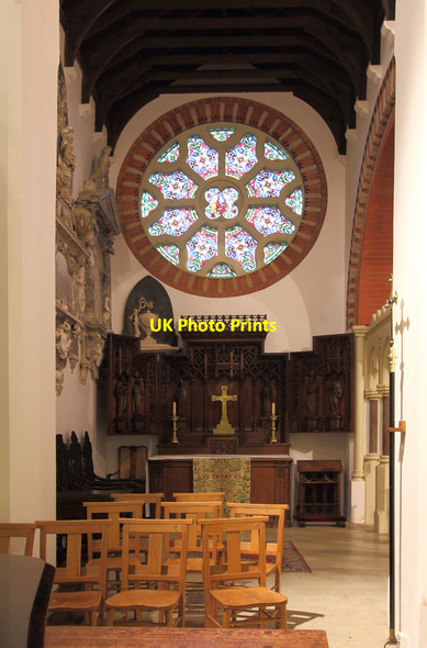 Photo 6"x4" St Mary, Sunbury-on-Thames - North chapel Sunbury c2016