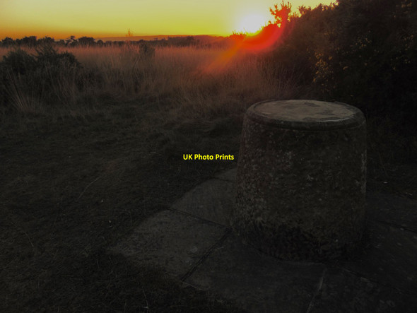 Photo 6"x4" Sunset View over the Ashdown Forest Jumper's Town c2016