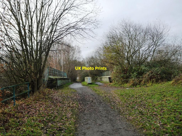 Photo 6"x4" Repurposed bridge on the Trans Pennine Trail Low Laithes\/SE3804 c2016